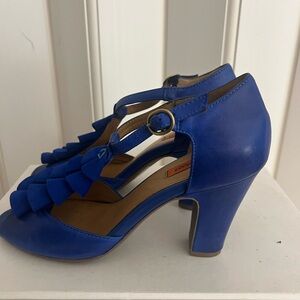 Miz Mooz Royal Blue Heels